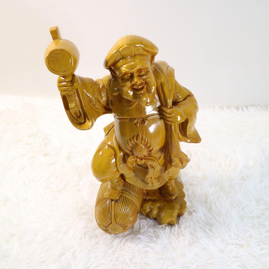 大黒天 恵比寿 二柱 二天像 仏像 置物 縁起物 七福神 風水 開運 金運 招財