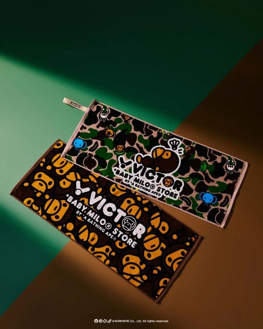 ビクター VICTOR スポーツタオル BABY MILO STORE イェロー