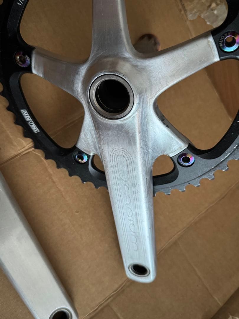 Sram オムニウム　クランクセット シルバー　ジャンク