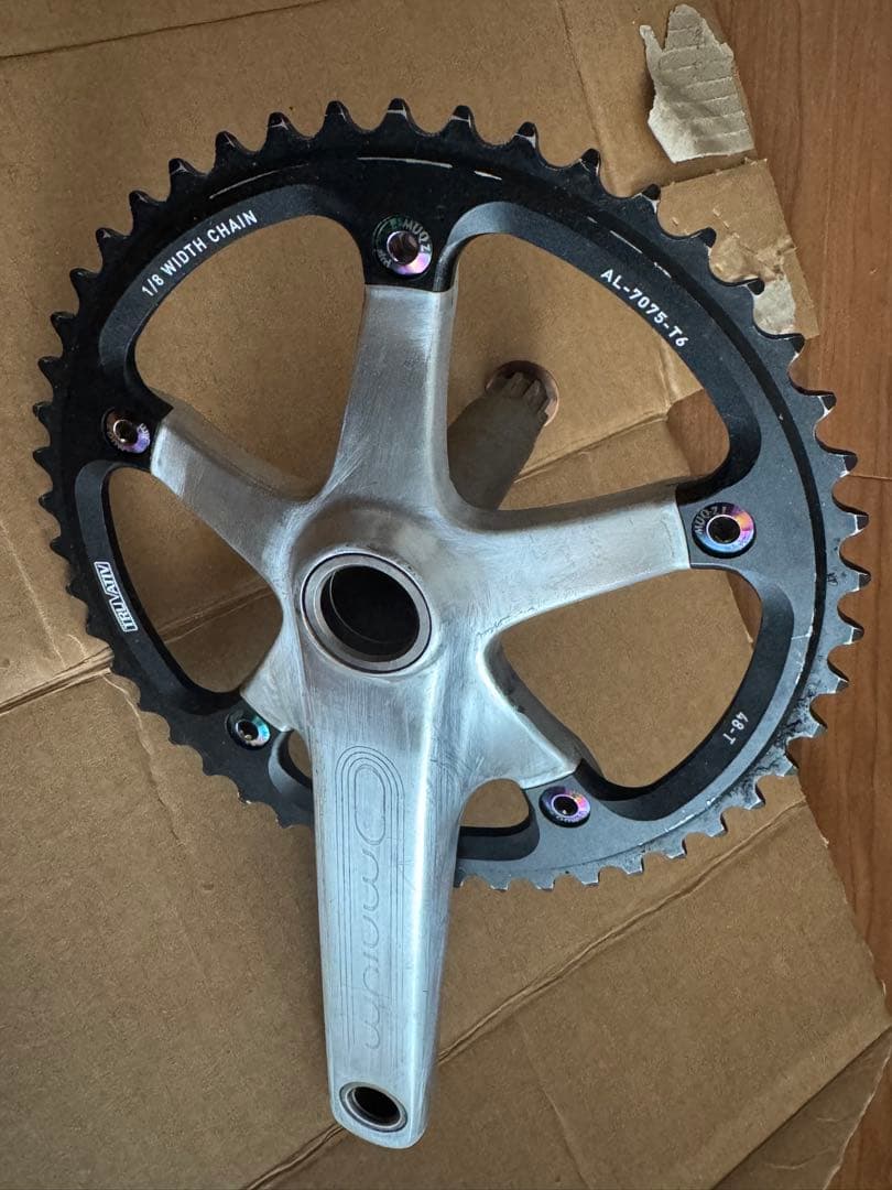 Sram オムニウム　クランクセット シルバー　ジャンク