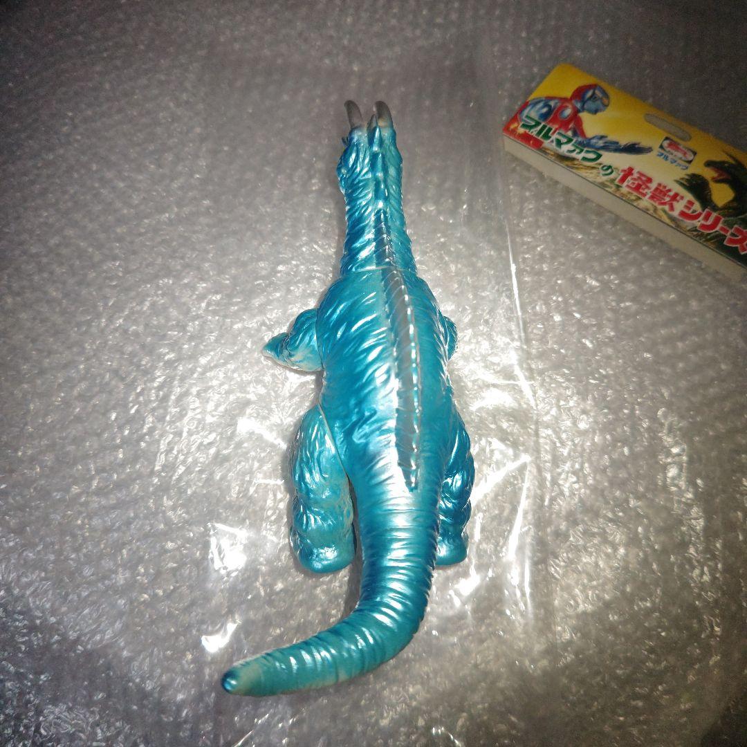 ブルマァク　キングザウルス三世　ソフビ　ブルー　帰ってきたウルトラマン