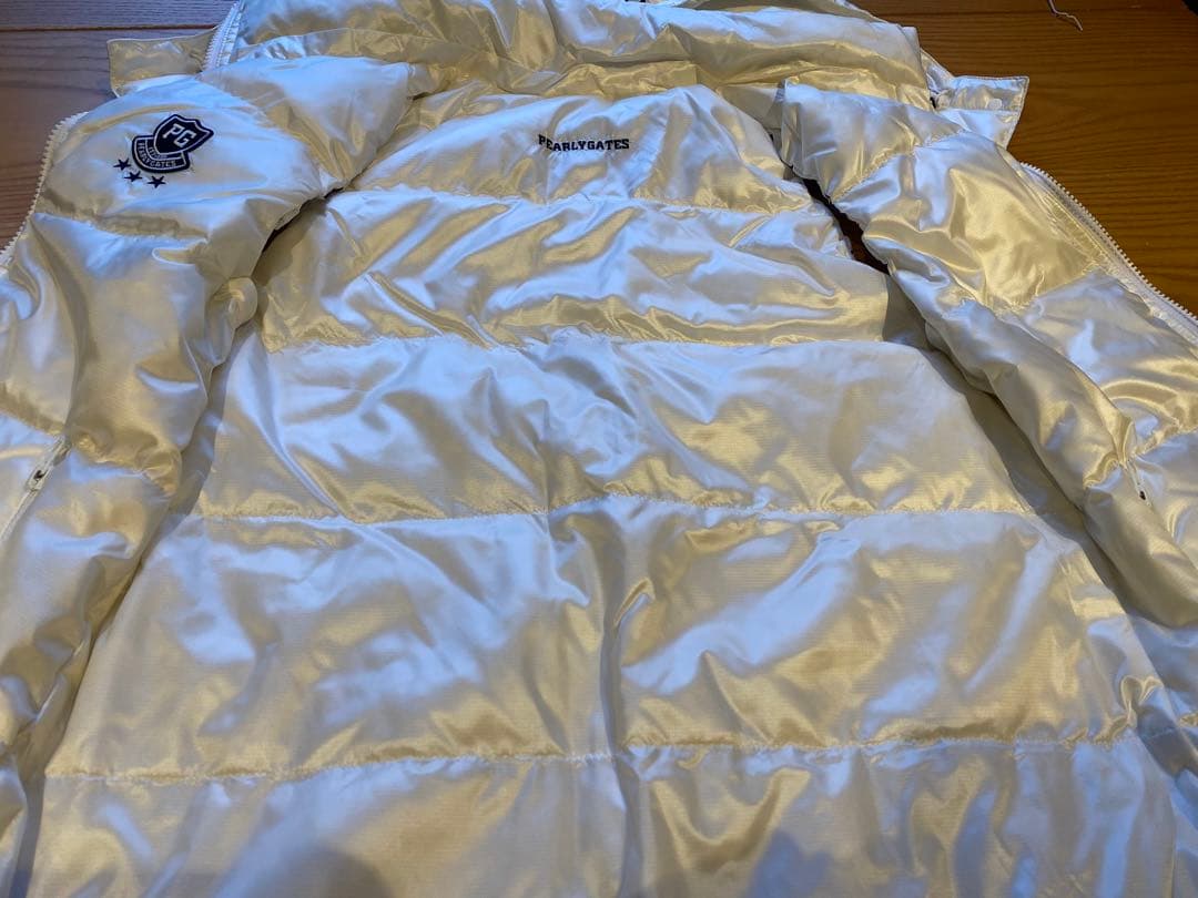 美品☆PEARLY GATESリバーシブルダウンベスト