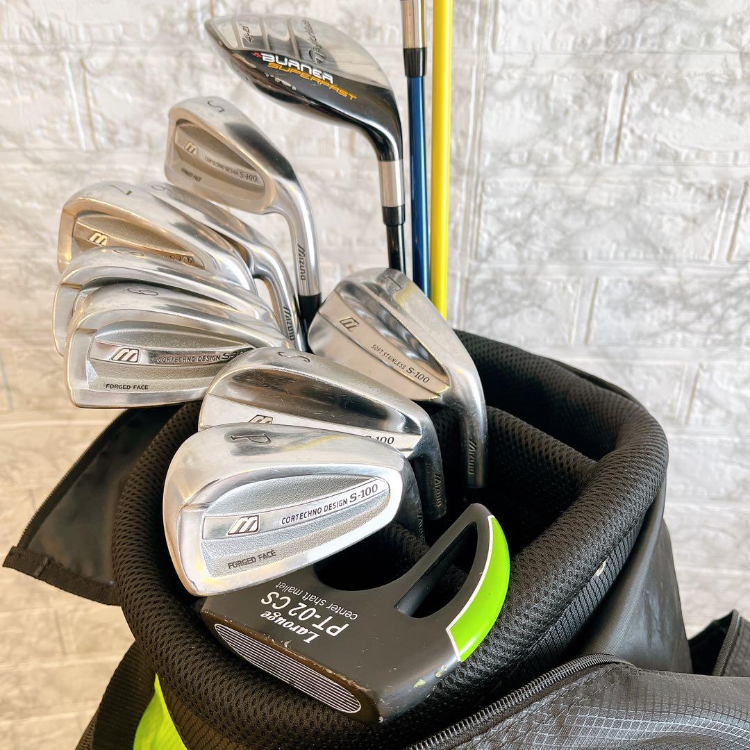MIZUNO T-ZOID キャディバッグ クラブ12本セット