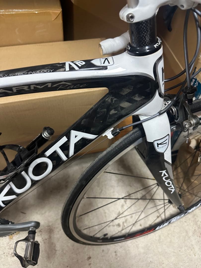KUOTA ロードバイク K12ホワイト/ブラック