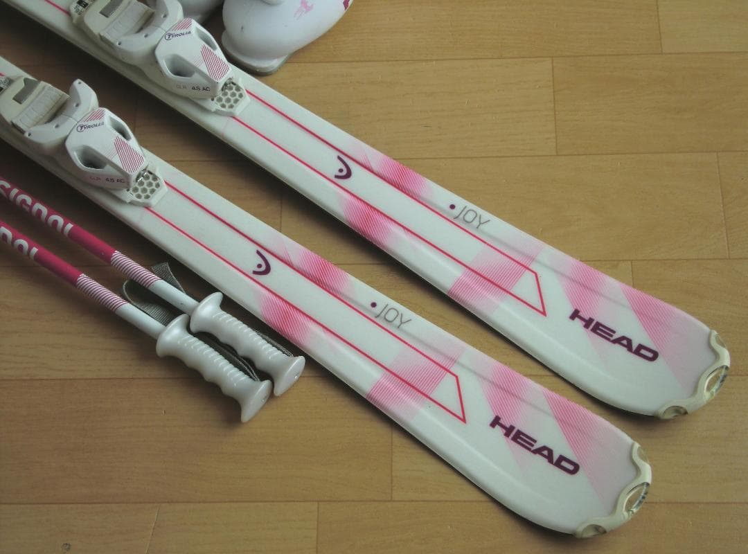 ■■送料無料■HEAD■ジュニア用スキーセット■板127靴22.5■WAX済■■
