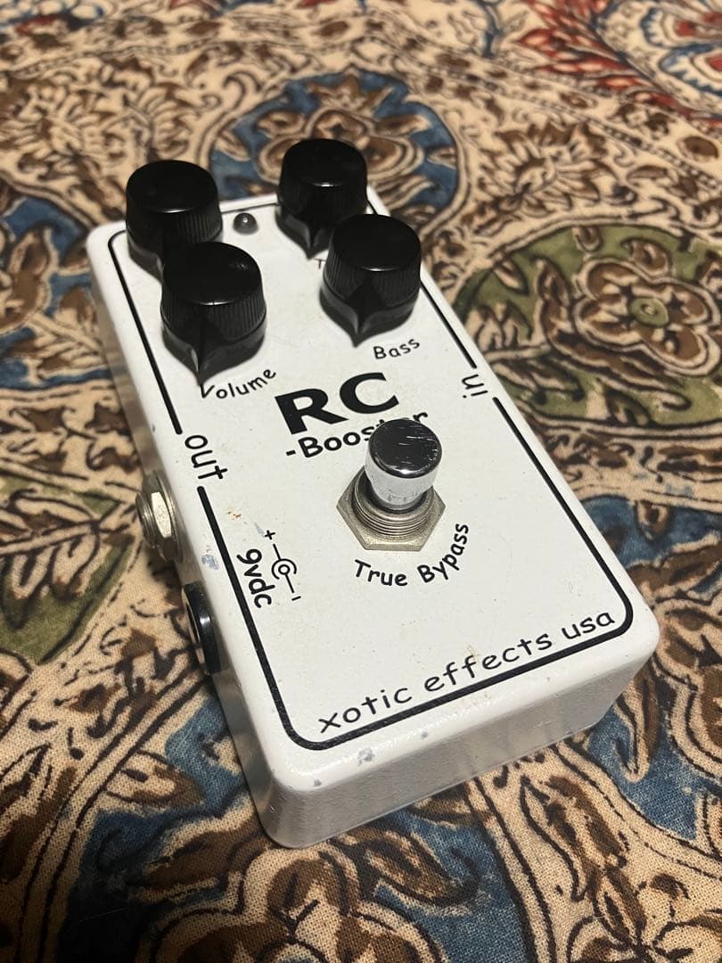 xotic RC booster 赤色LED 枠なしシリアル
