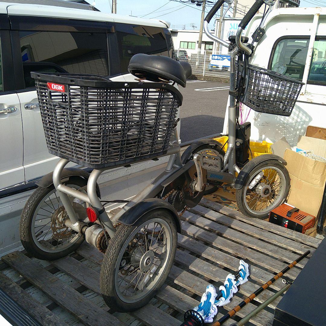 電動アシスト四輪車♬前後ディスクブレーキ♪バスケット付き けんきゃくん(⌒▽⌒)