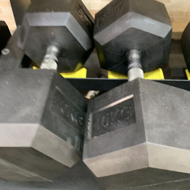 ヘックス  ラバーダンベル　　22.5kg 27.5kg 各2個