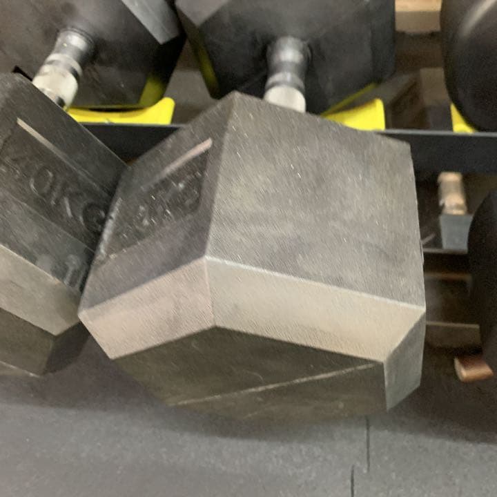 ヘックス  ラバーダンベル　　22.5kg 27.5kg 各2個