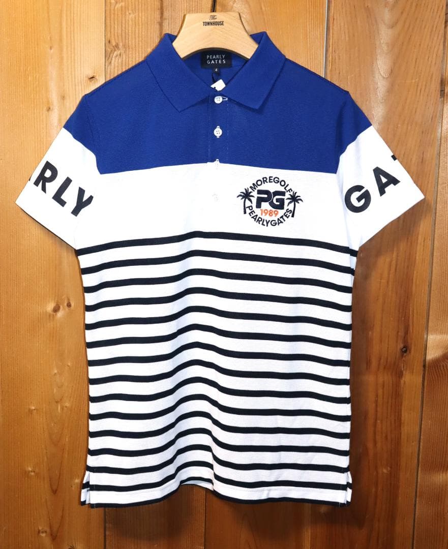 新品 PEARLY GATES 吸水速乾 ポロシャツ (4サイズ/M)　Ⓗ