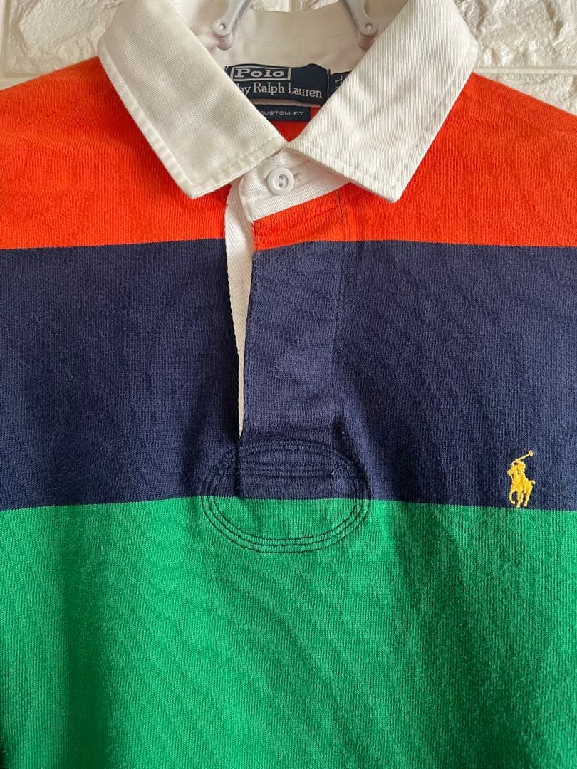 【古着】Polo by Ralph Lauren ラガーシャツXLサイズ