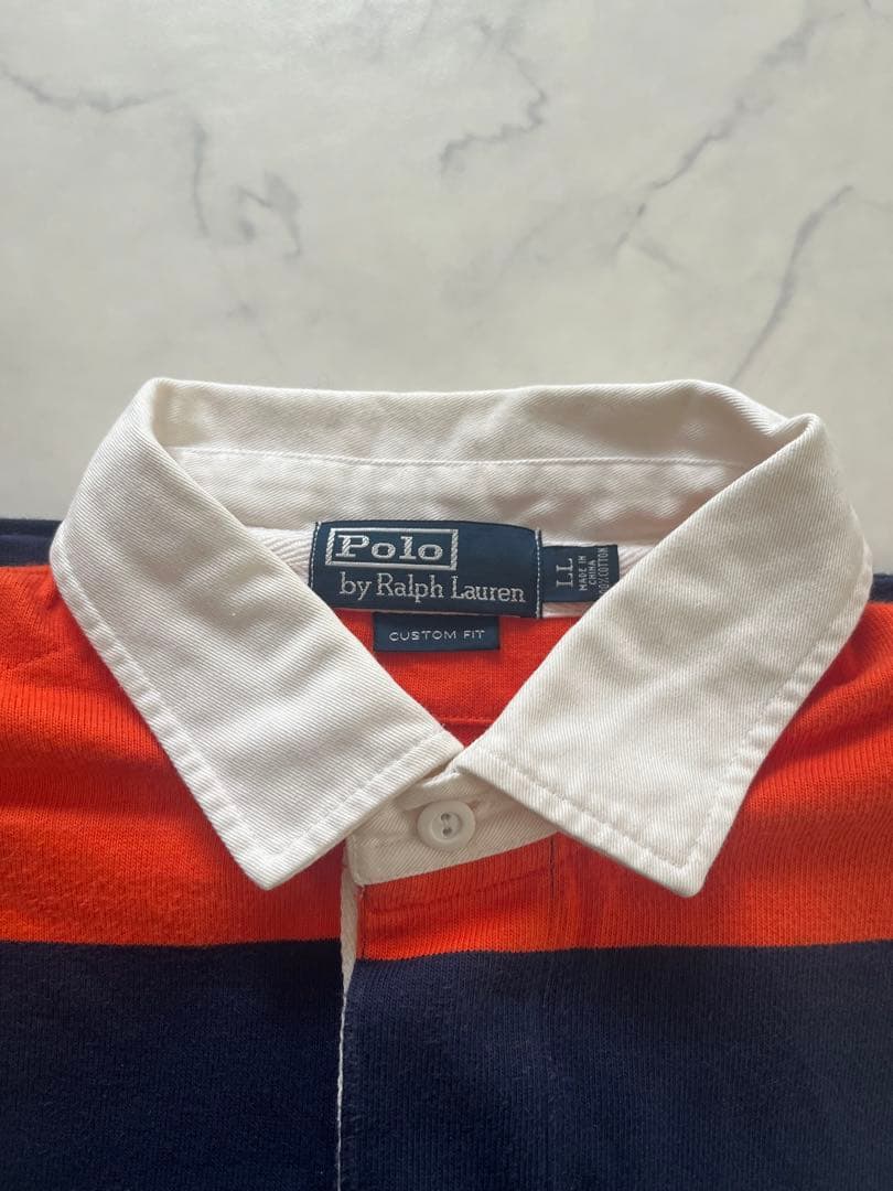 【古着】Polo by Ralph Lauren ラガーシャツXLサイズ
