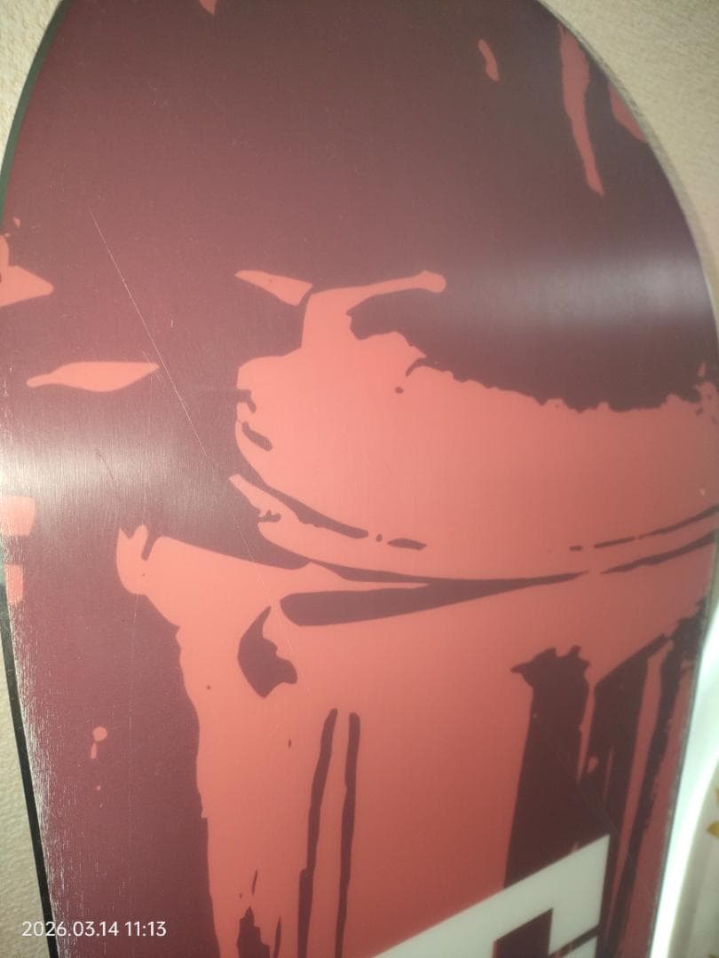 FNTC TNTC スノーボード 赤 150 cm 中古