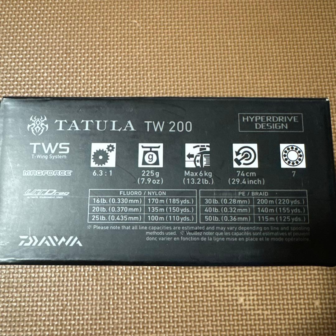 新品未使用　ダイワ　25タトゥーラ200TW ノーマルギア　右巻き
