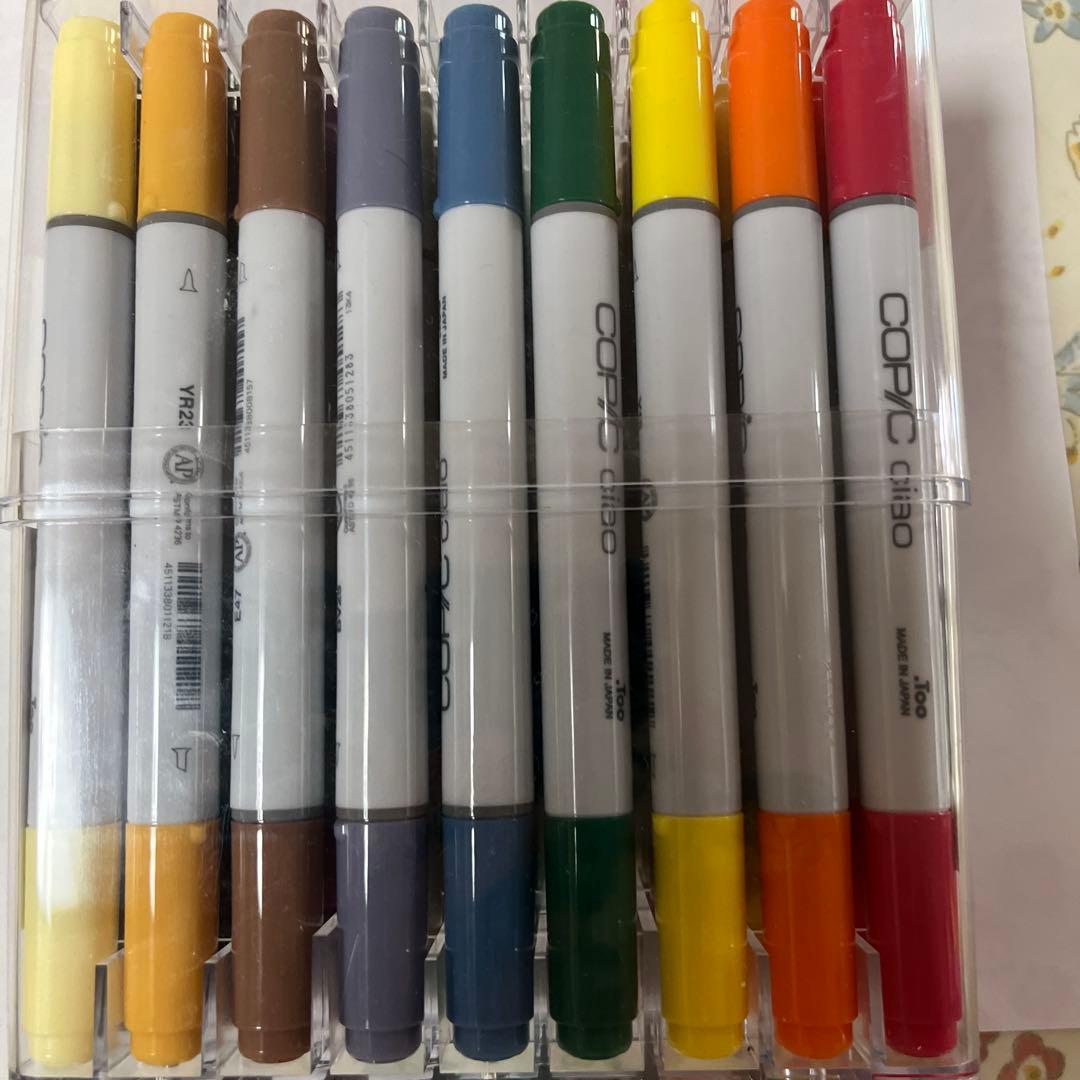 COPIC ciao 36色セット　ほぼ未使用品　2025年5月購入　おまけ2本