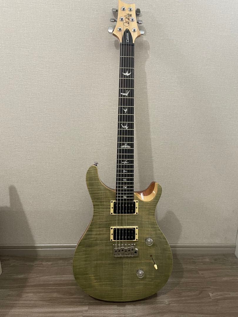 ギター PRS SE Custom24 Trampas Green