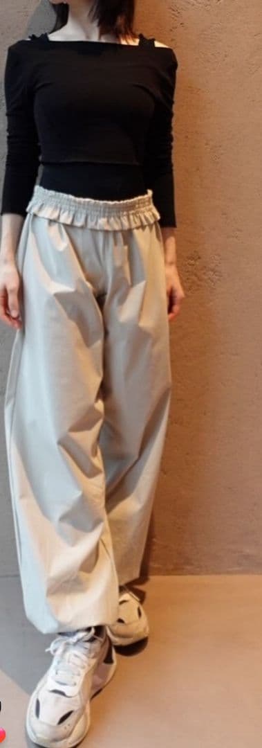 Retune.warm up pants gray　スティナ stina