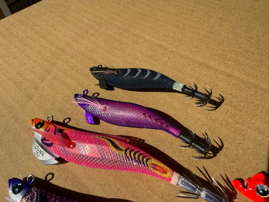 ティップラン用エギ　6本セット　DUEL　クレイジーオーシャン　シンカーセット