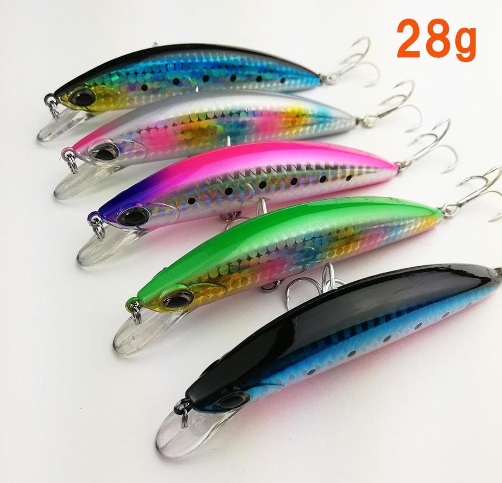 シンキングミノー28ｇ　90mm　5個セット　ヒラメ　5セット