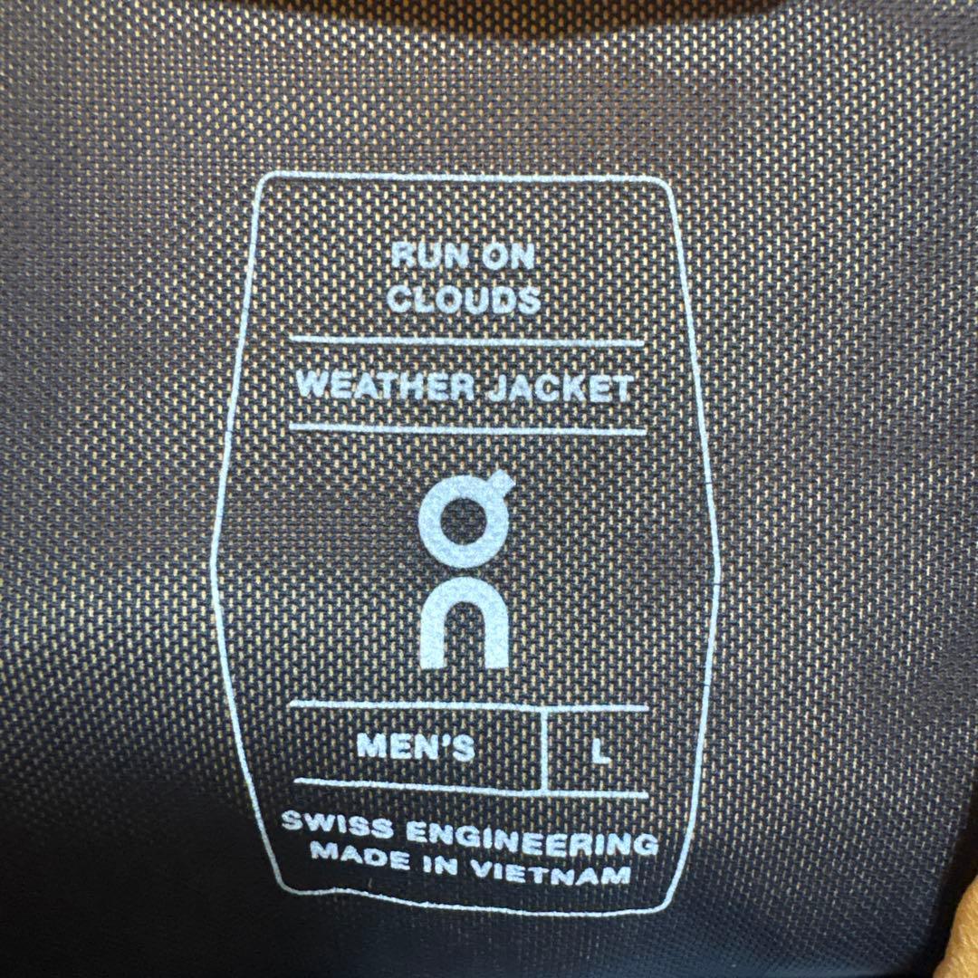 ON ランニングウェア　Weather Jacket メンズ (L)