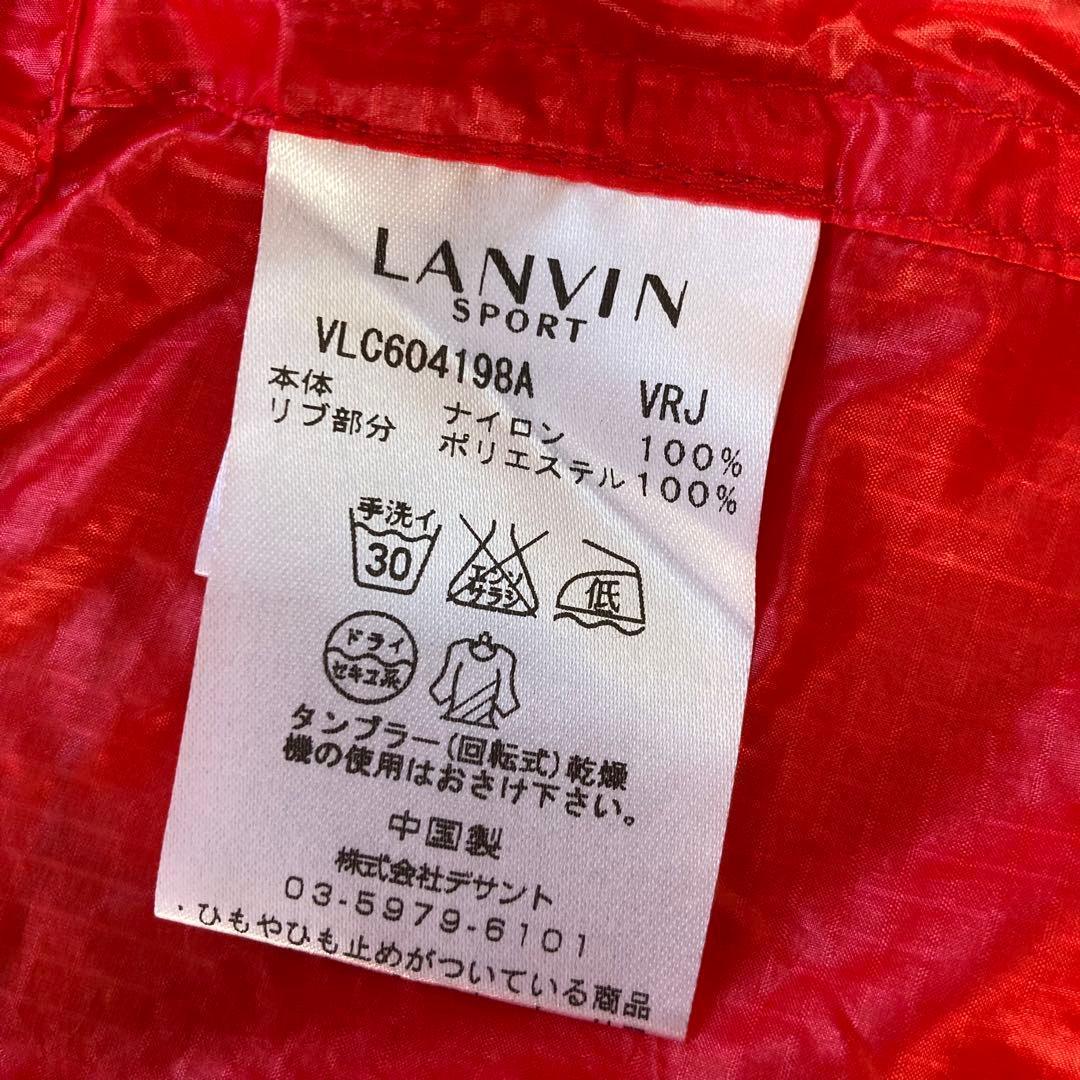 ⛳️美品レディース38 ランバンスポール ゴルフ ウィンドジャケット赤