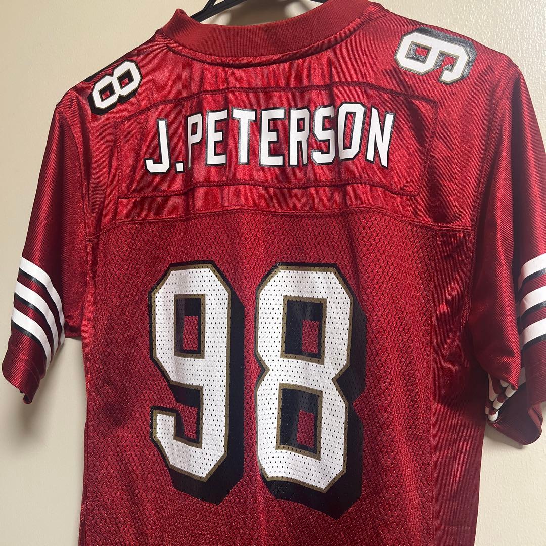 nfl reebok 47ers J.PETERSON レプリカジャージ