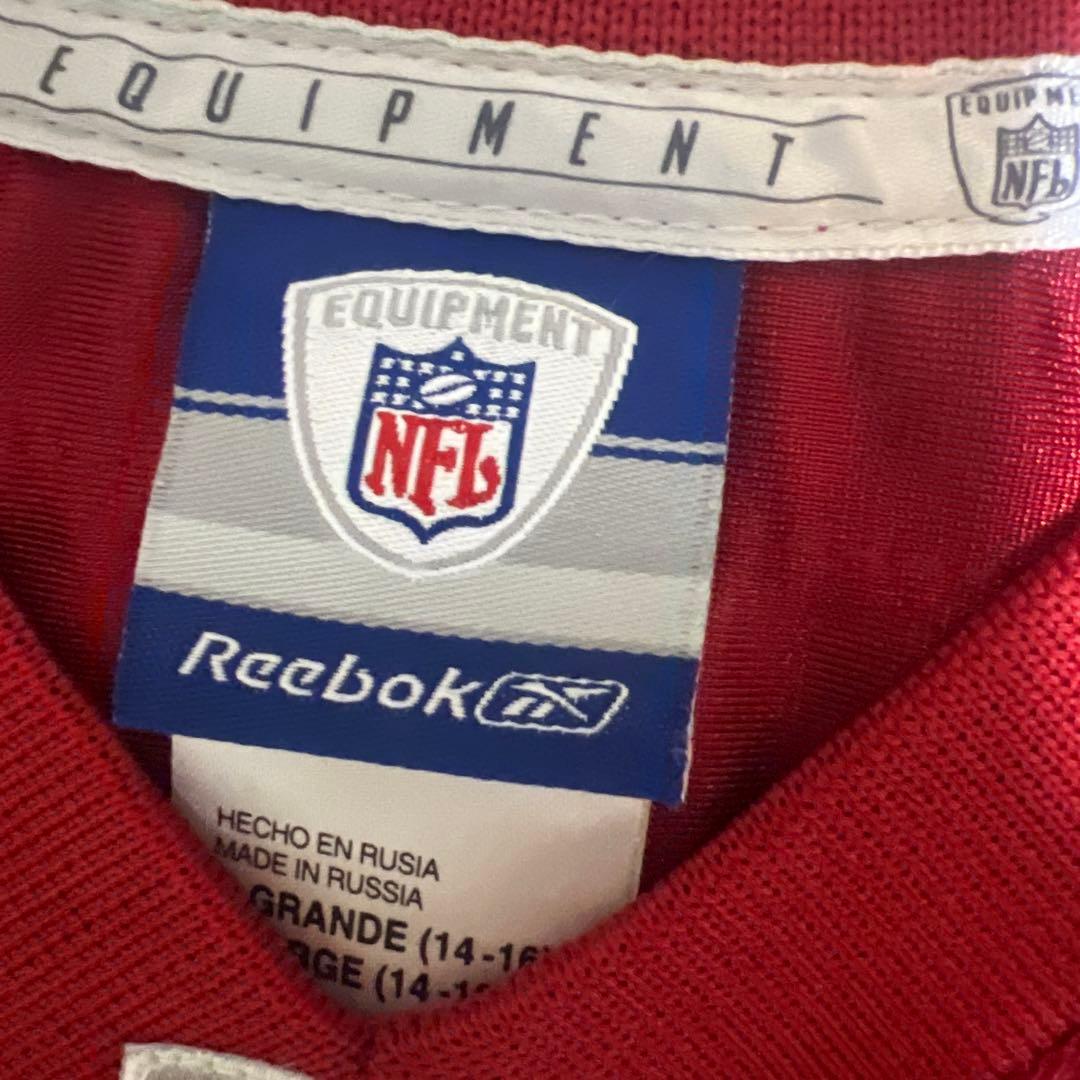 nfl reebok 47ers J.PETERSON レプリカジャージ