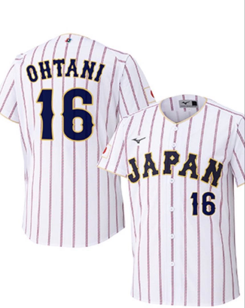 大谷翔平 WBC2026 侍ジャパン レプリカユニフォーム M 刺繍 ホーム