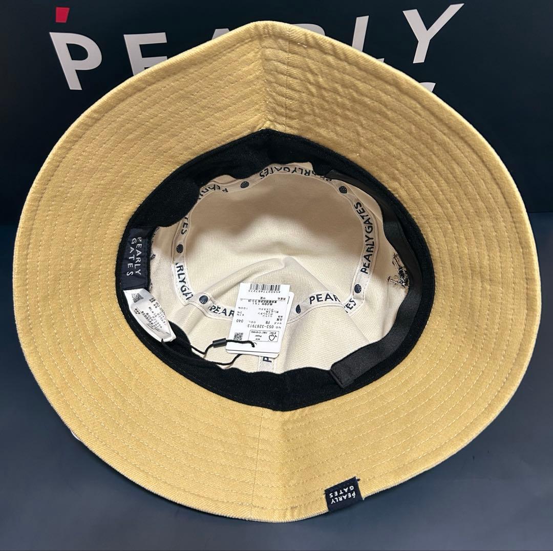 新品 未使用 PEARLY GATES トラッドラビット ハット ベージュ