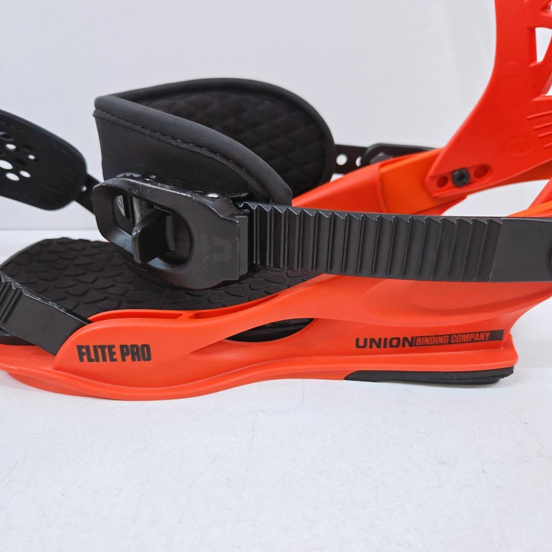 【美品】UNION FLITE PRO ビンディング オレンジ Mサイズ
