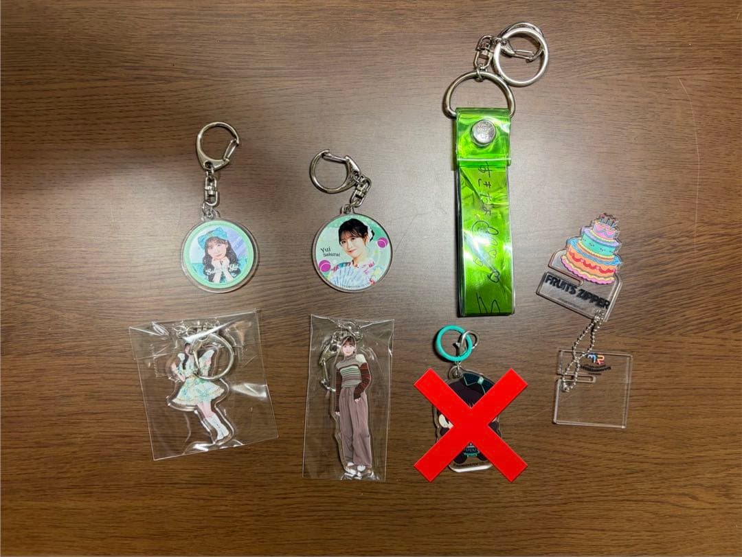 最終値下げ　櫻井優衣 グッズまとめ 缶バッジ アクキー 銀テ キーホルダー