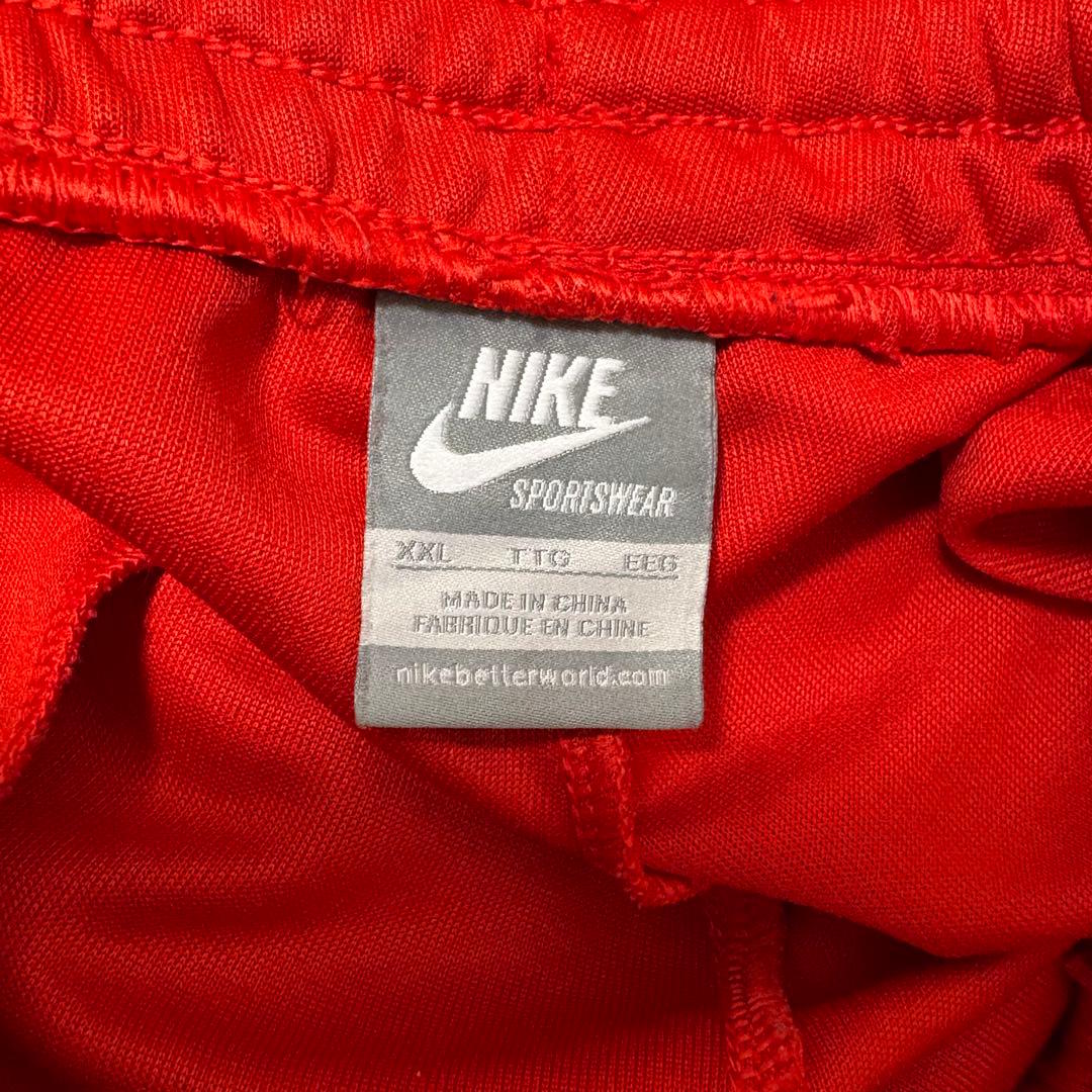NIKE ナイキ　ジャージ　レッド　極美品　ワンポイント　2XL