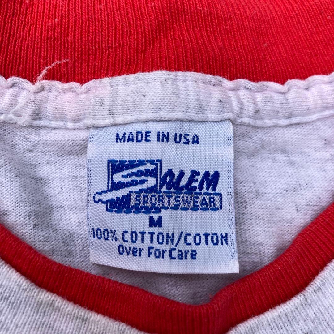 セーラム　シカゴブルズ　tシャツ 二重袖　バスケットボール　米国製　古着