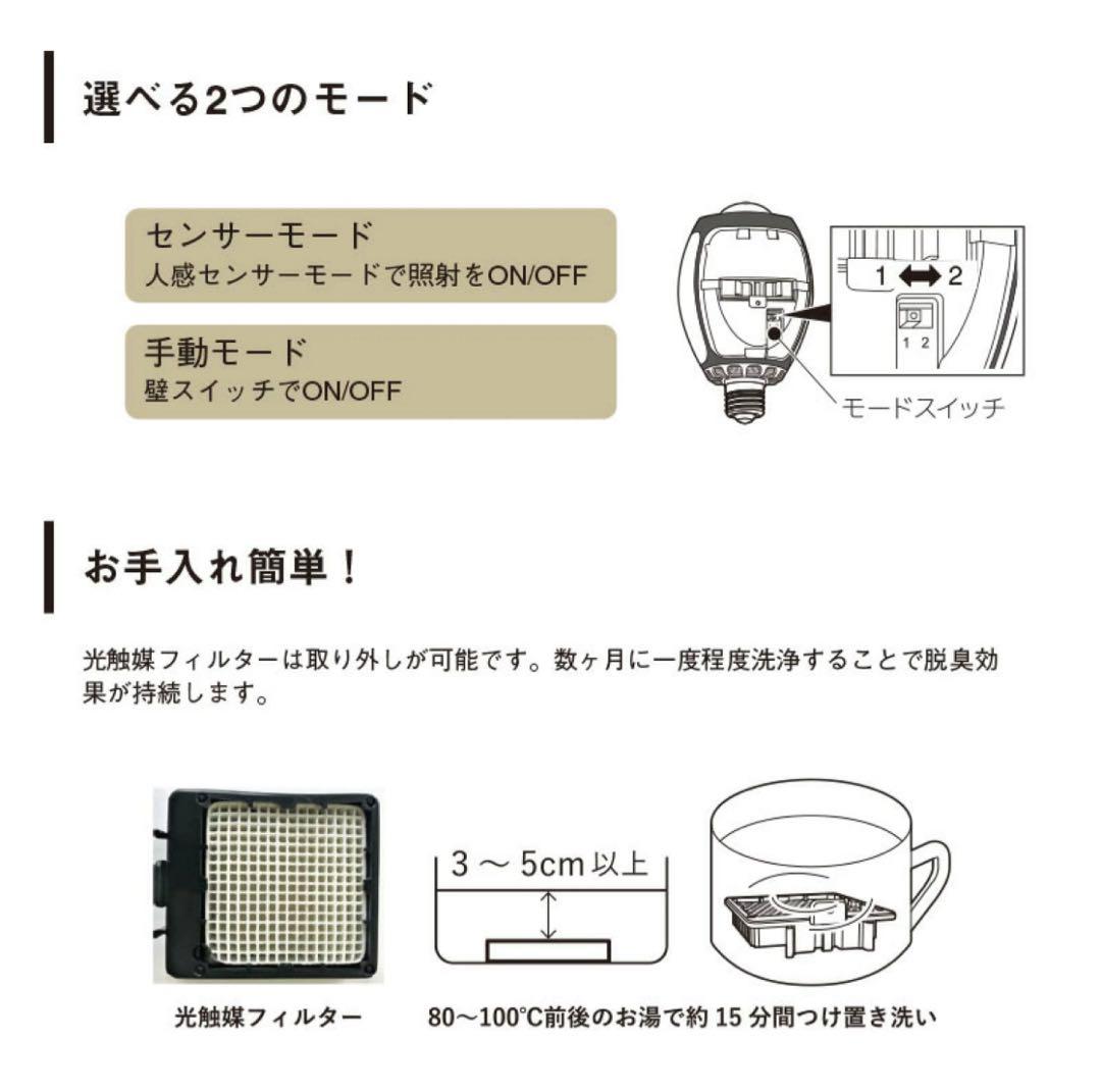 LED電球　カルテック　TURNED K　KL -B01 光触媒脱臭・除菌機能付