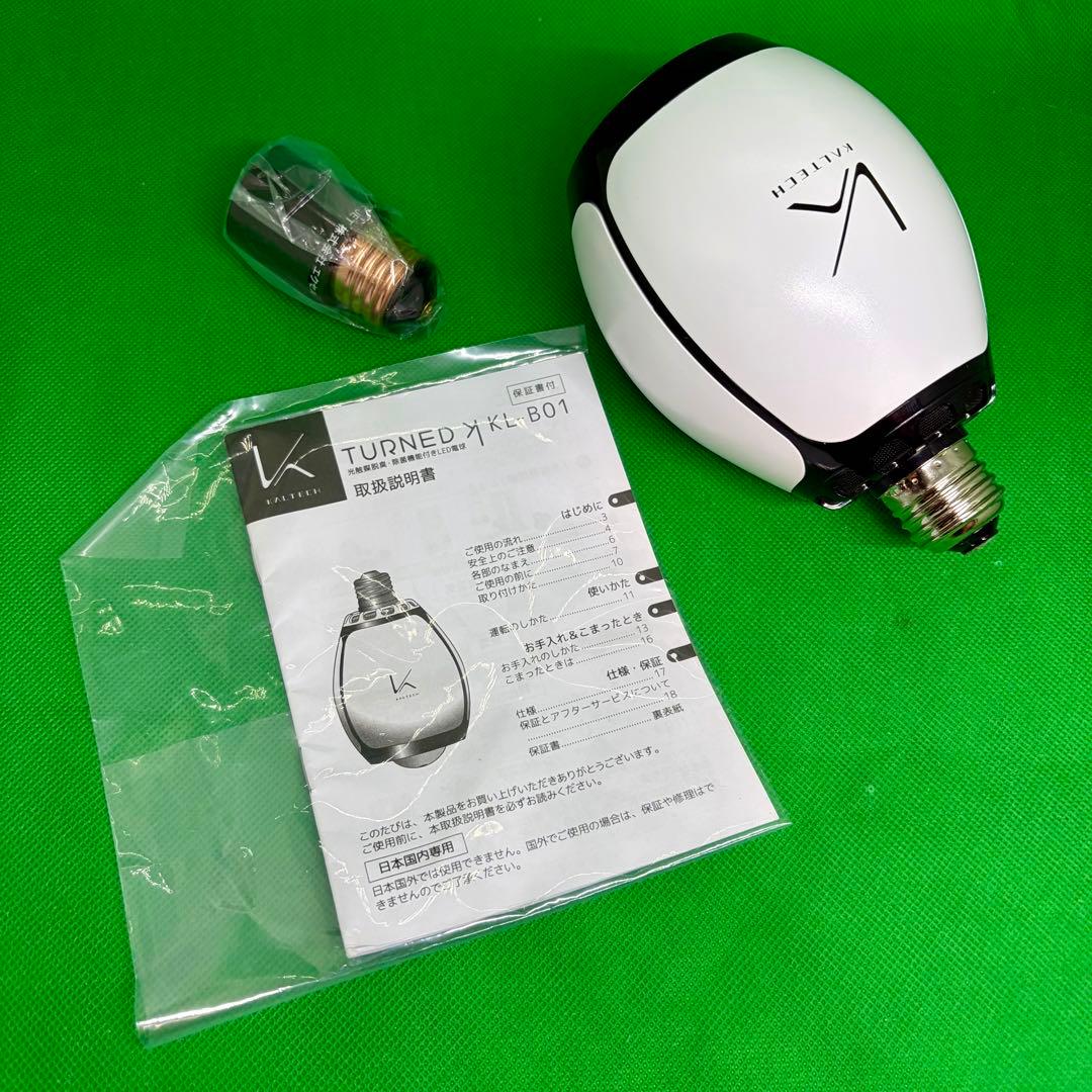 LED電球　カルテック　TURNED K　KL -B01 光触媒脱臭・除菌機能付