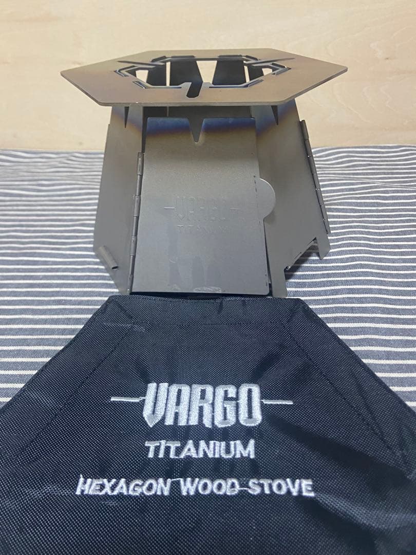 VARGO Titanium Hexagon WoodStove+五徳2点セット