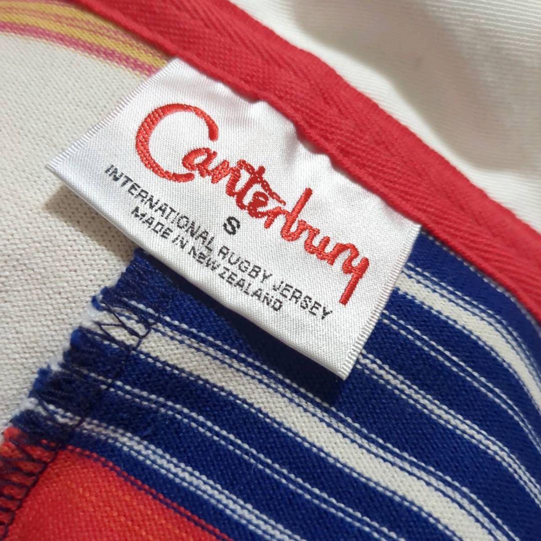 Canterbury ラガーシャツ S クレイジーパターン 好配色 カンタベリー