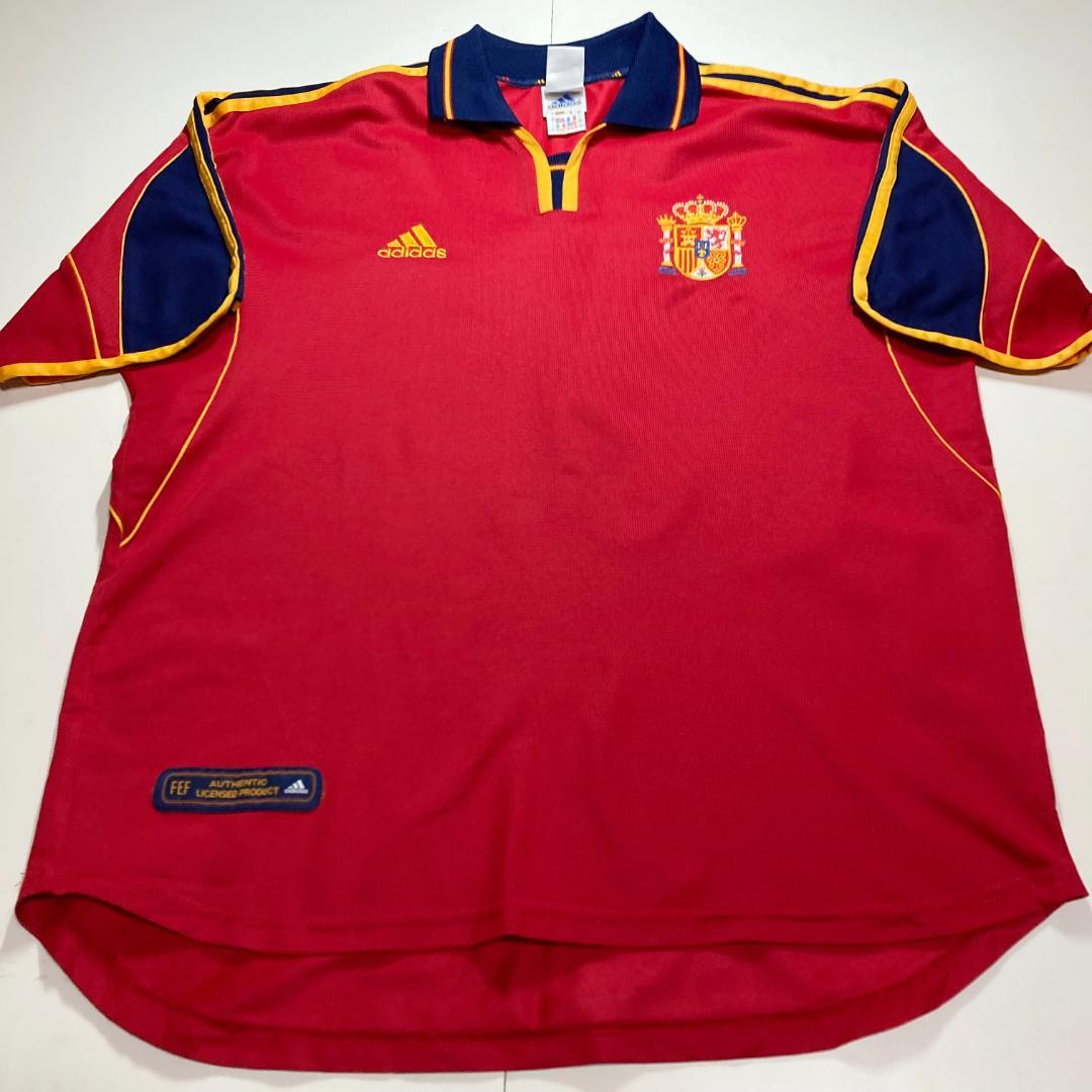 スペイン代表　ユニフォーム　XXOサイズ　adidas　ユーロ2000