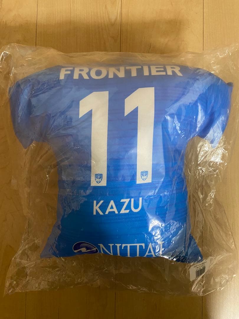 三浦知良　25個限定クッション&カーアクセサリー　横浜FC