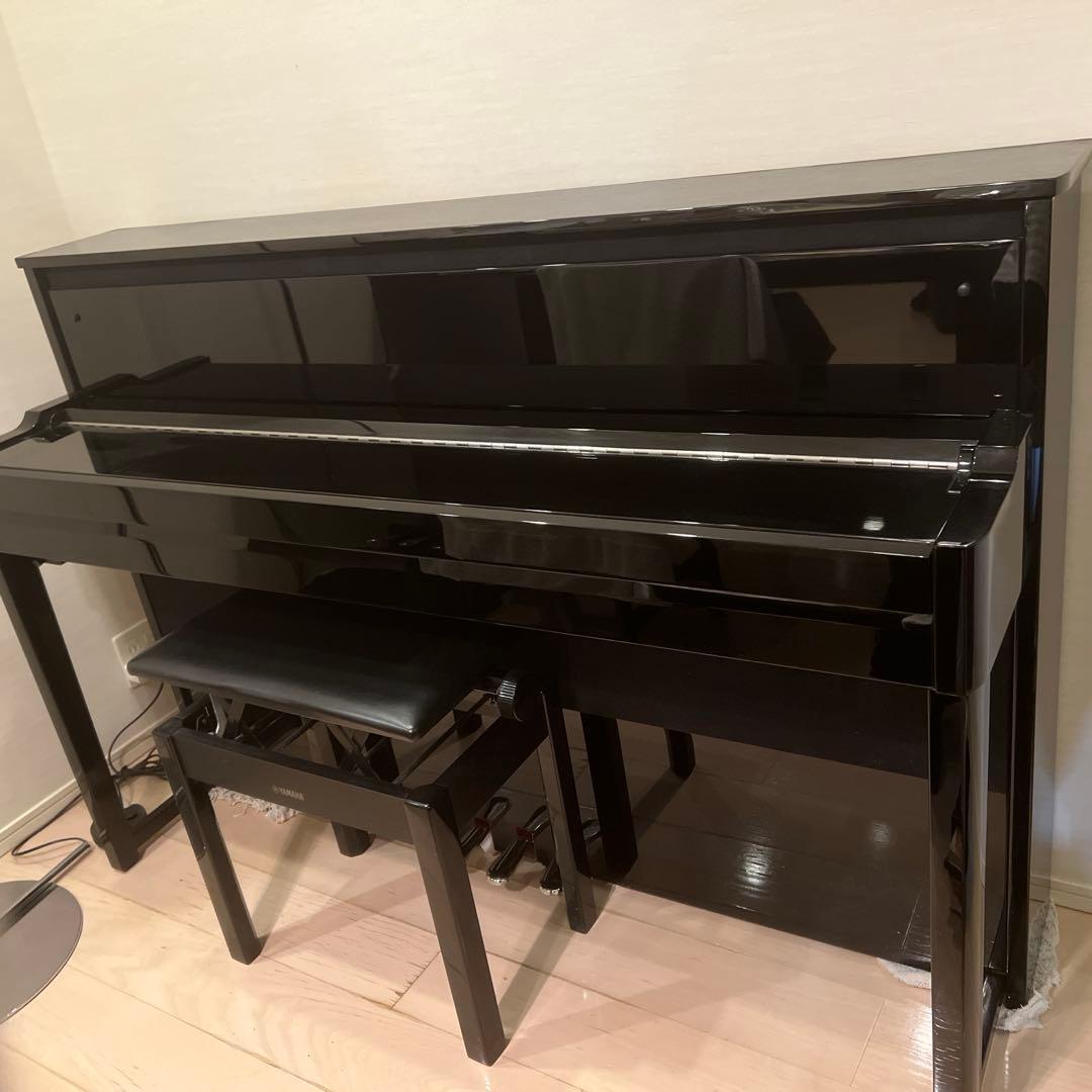 Yamaha 電子ピアノ 黒 椅子付き