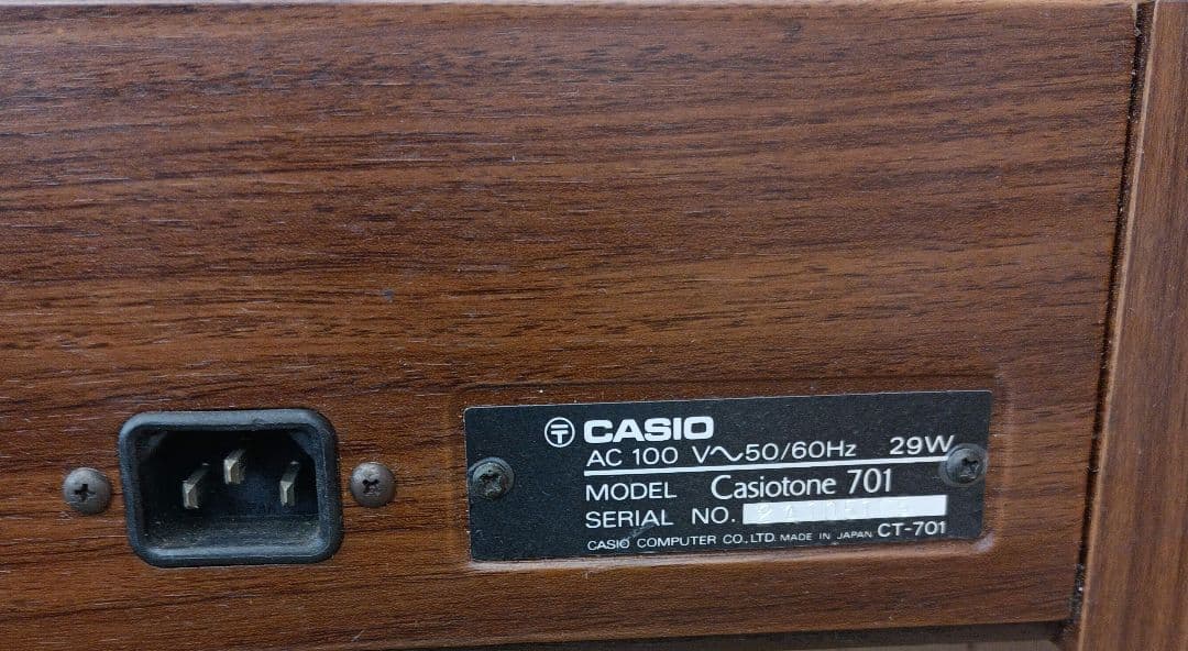 CASIO Casiotone 701 シンセサイザー