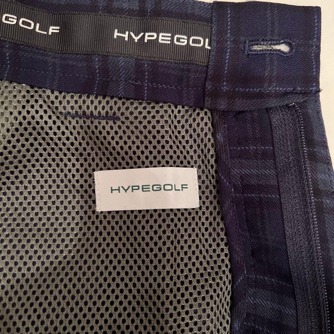 HYPEGOLF GREE系 チェック柄 ショートパンツ