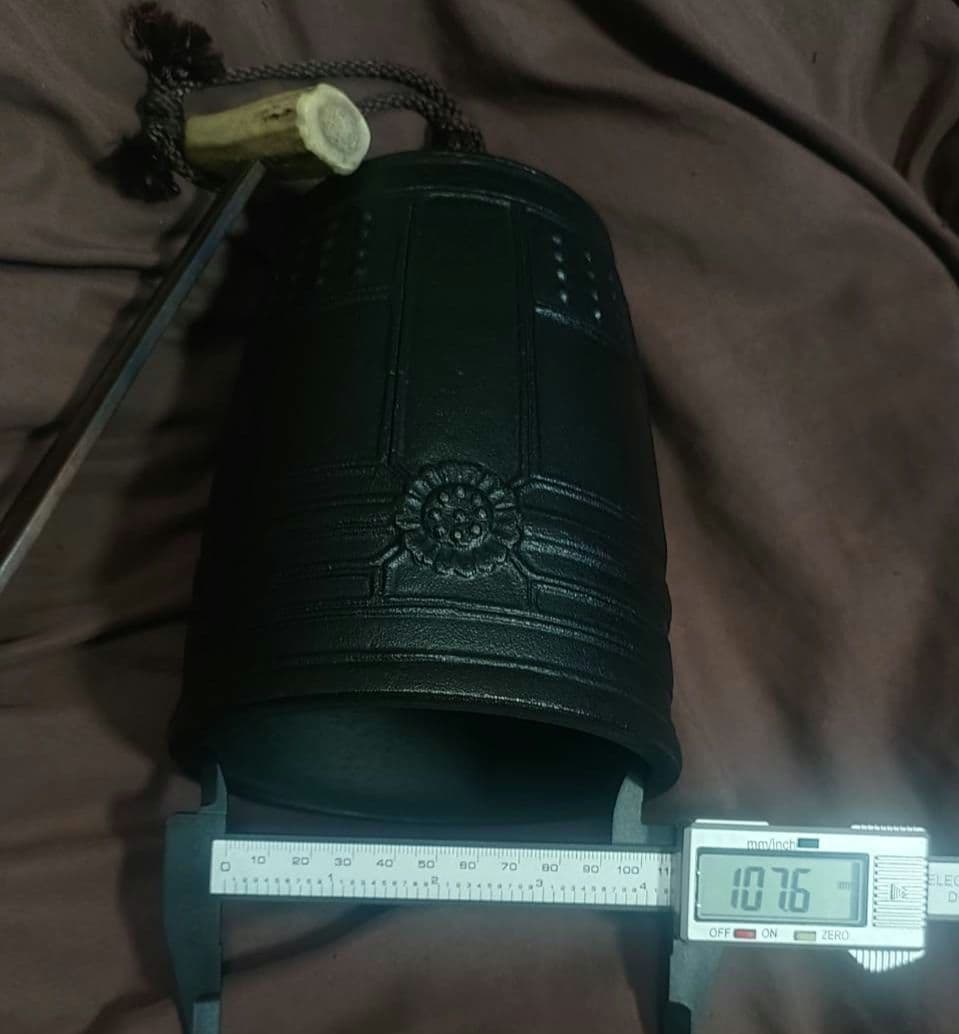 骨董、茶道具鐘(かね)・銅鑼(ドラ) 唐銅喚鐘。
