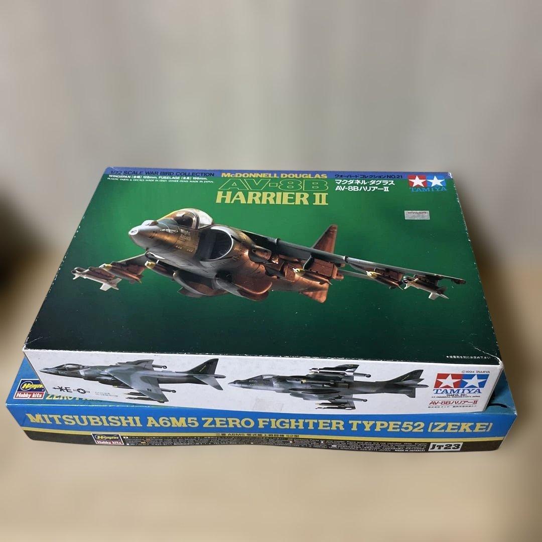 TAMIYA 1/72 戦闘機 プラモデル 2点 まとめ売りLn527
