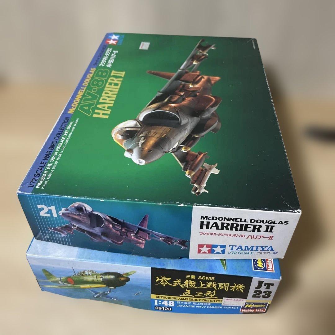 TAMIYA 1/72 戦闘機 プラモデル 2点 まとめ売りLn527