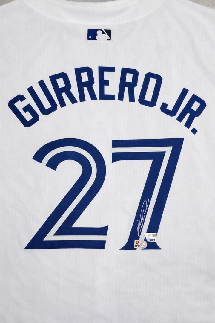 【直筆サイン入り】MLB ブルージェイズ ゲレーロJr. ユニフォーム #27