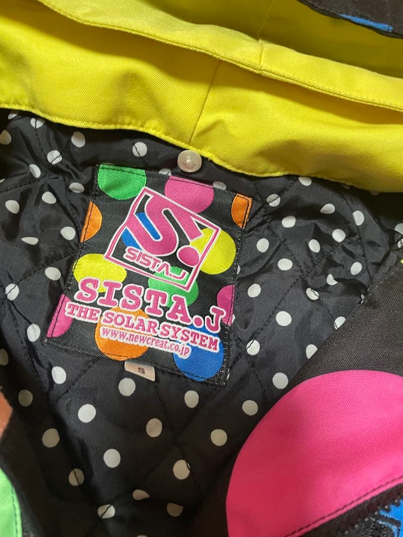 SISTA.J ポルカドット フード付きジャケット Sサイズ