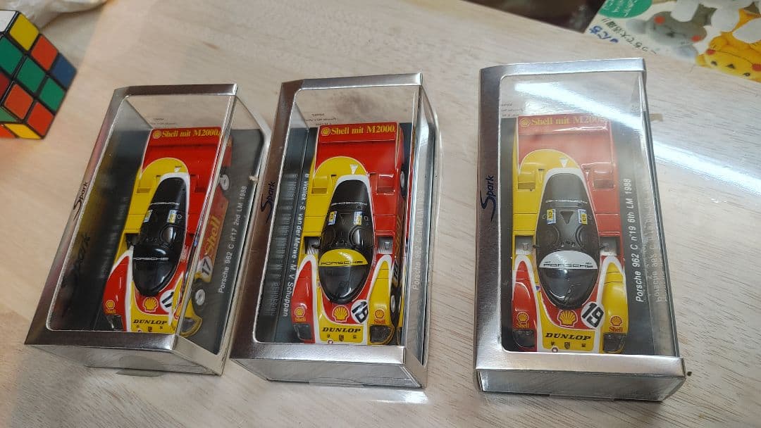 SPARK製　PORSCHE962.C n191988.3台セット 17~19号