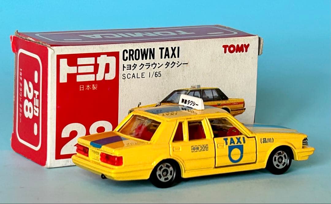 トミカ赤箱 28 トヨタ クラウン タクシー
