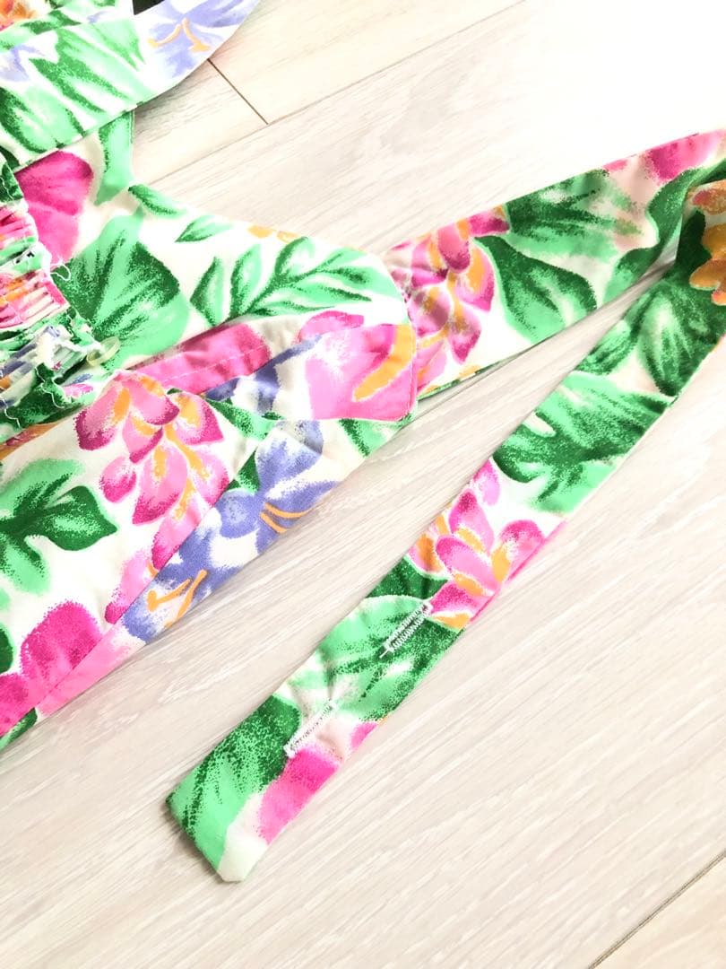 Hawaiiハワイ　ハワイムームー　セミロングドレス 膝丈　Hawaii製品